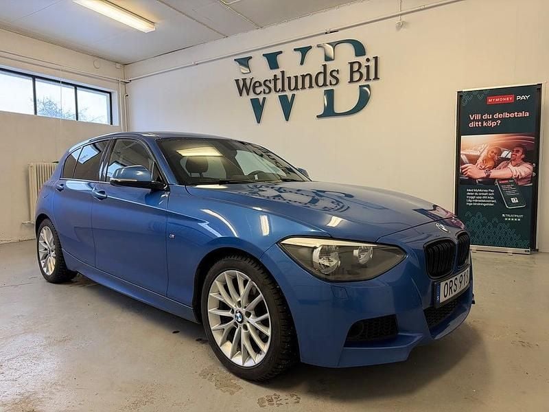 Begagnad BMW 118 M Sport 143 HK (105 kW) 2014 Blå Halvkombi