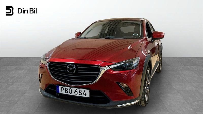 Röd Begagnad 2019 Mazda CX-3 SUV | 179 900 kr (Marknadspris) - Bild 1/4