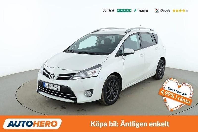 Vit Begagnad 2015 Toyota Verso Edition Minibuss | 123 000 kr (Marknadspris) - Bild 1/4