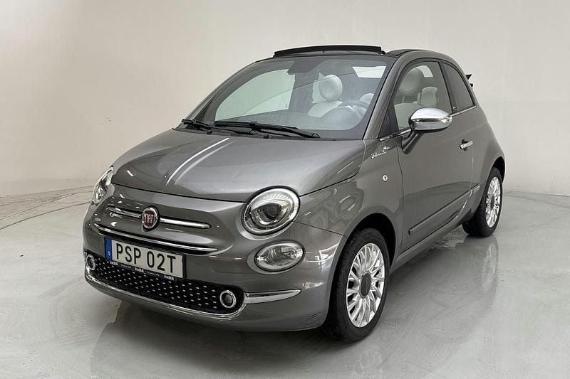 Grå Begagnad 2022 Fiat 500 Dolcevita | 169 000 kr - Bild 1/4