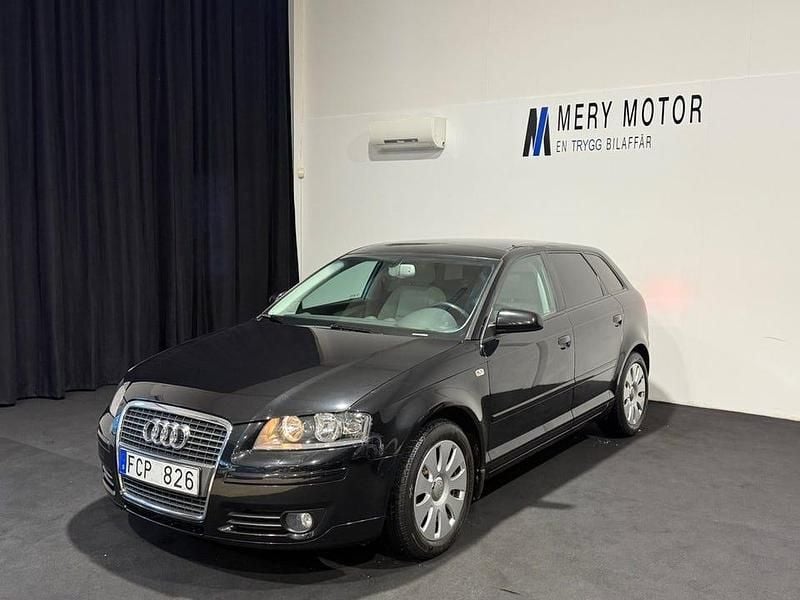 Svart Begagnad 2007 Audi A3 Ambiente | 59 800 kr (Marknadspris) - Bild 1/4