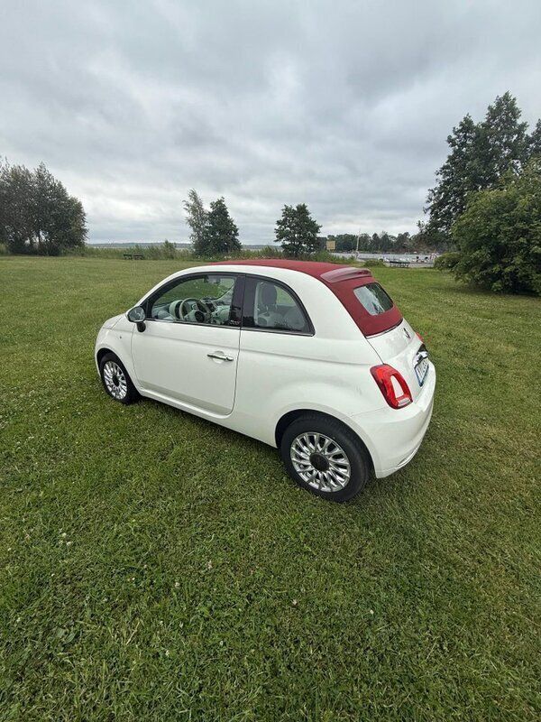 Vit Begagnad 2019 Fiat 500 Lounge Cab | 149 000 kr (Lite dyr) - Bild 1/4