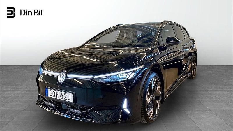 Svart Begagnad 2024 VW ID.7 GTX Kombi | 589 900 kr (Bra pris) - Bild 1/4