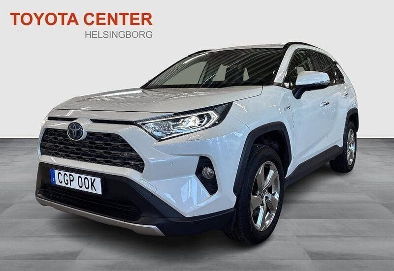 Vit Begagnad 2019 Toyota RAV4 Hybrid SUV | 304 900 kr (Marknadspris) - Bild 1/4