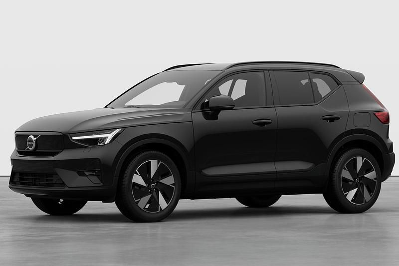Svart Ny 2025 Volvo EX40 Single Motor Extended Range SUV | 639 400 kr (Dyr) - Bild 1/4
