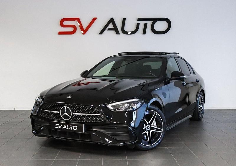 Svart Begagnad 2023 Mercedes C200 AMG Sedan | 449 900 kr (Marknadspris) - Bild 1/4