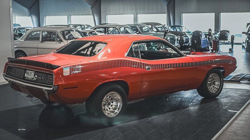 Begagnad Plymouth Barracuda 375 HK (275 kW) 1970 Orange Sportkupé