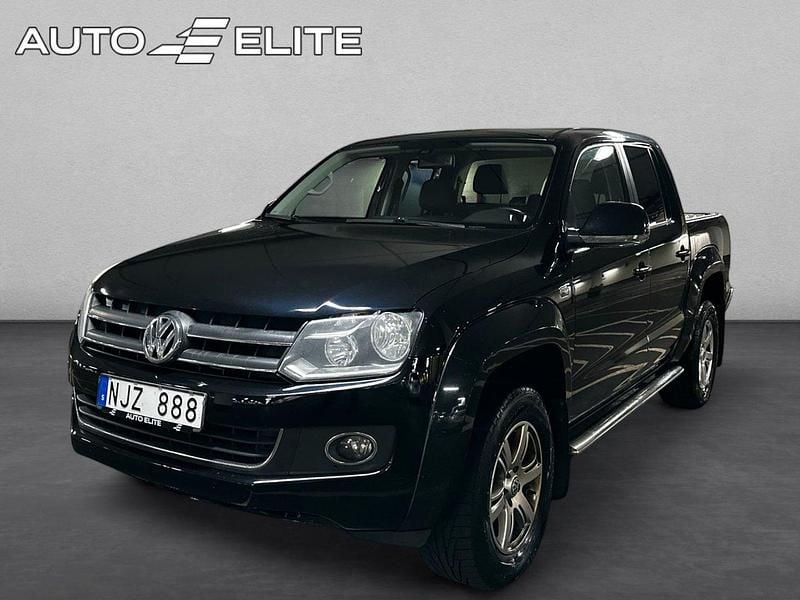 Svart Begagnad 2013 VW Amarok Pickup | 149 800 kr (Lite dyr) - Bild 1/4