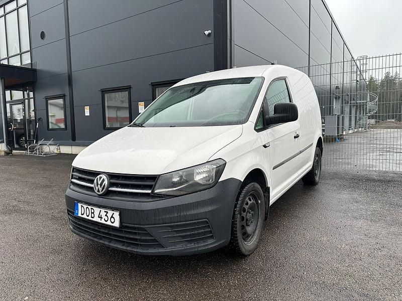 Begagnad VW Caddy 150 HK (110 kW) 2018 Vit Minibuss