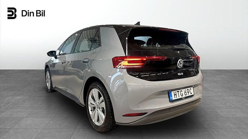 Begagnad VW ID.3 Pro Performance 150 kW (204 HK) 2021 Moonstone grey/black Halvkombi