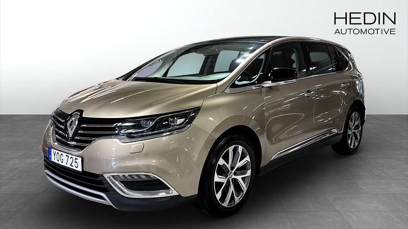 Ljusbrun (brown) Begagnad 2017 Renault Espace Zen Minibuss | 189 900 kr (Marknadspris) - Bild 1/4