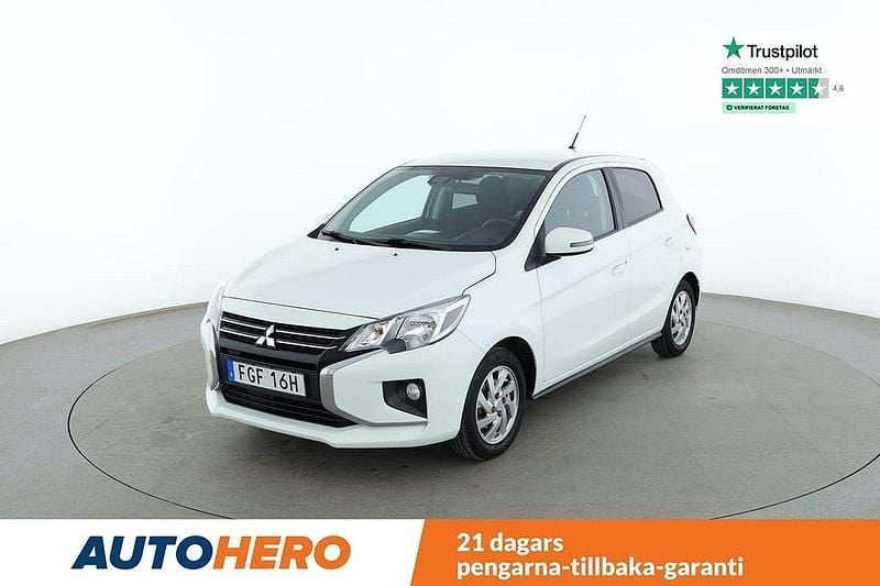 Vit Begagnad 2020 Mitsubishi Space Star Kombi | 111 000 kr (Superpris) - Bild 1/4