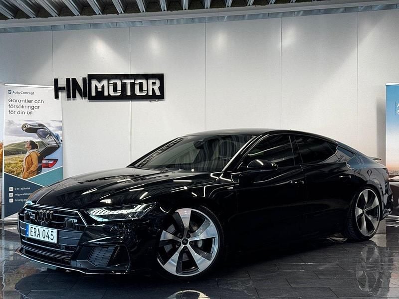 Svart Begagnad 2018 Audi A7 Sportback S-Line Halvkombi | 439 900 kr (Dyr) - Bild 1/4