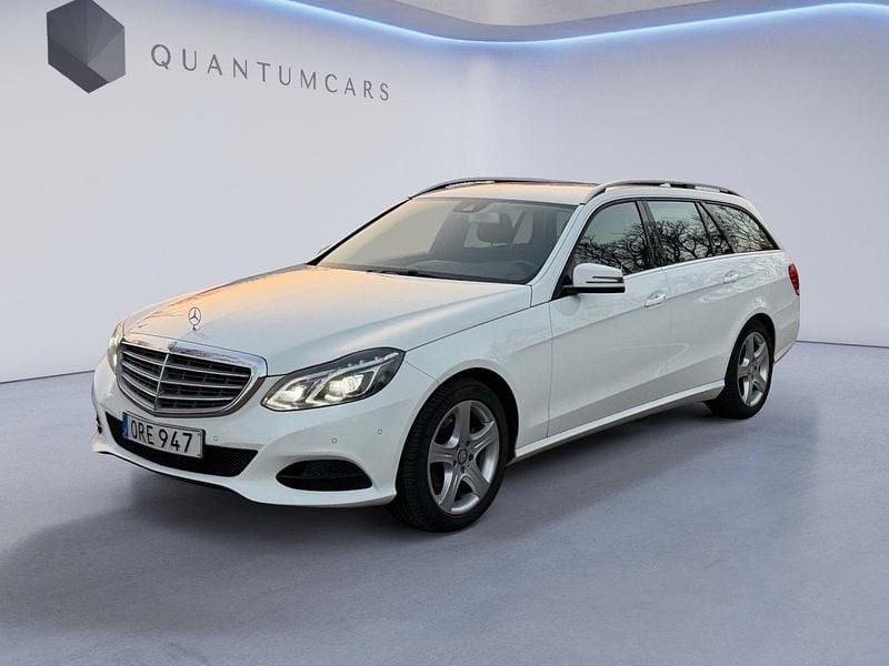 Vit Begagnad 2014 Mercedes E220 Kombi | 159 900 kr (Marknadspris) - Bild 1/4