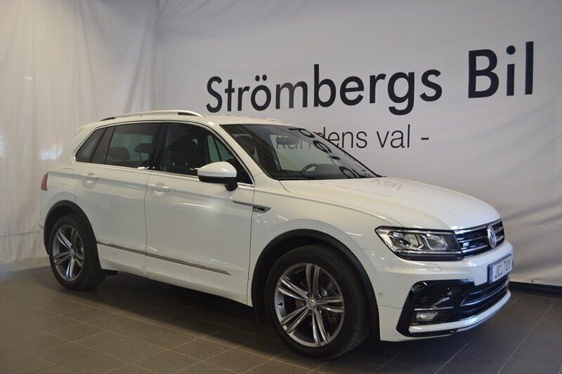 Vit Begagnad 2020 VW Tiguan Comfortline SUV | 309 000 kr (Lite dyr) - Bild 1/4