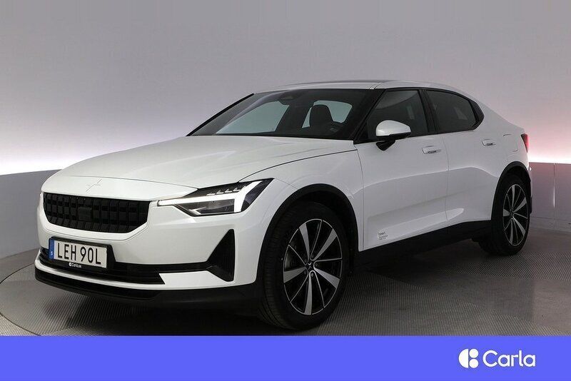 Vit Begagnad 2021 Polestar 2 Plus Sedan | 349 900 kr (Marknadspris) - Bild 1/4