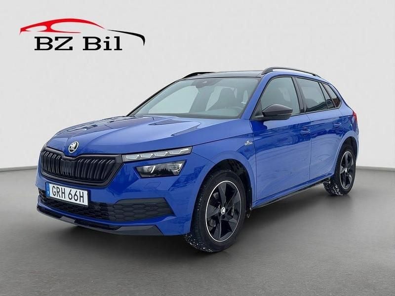 Blå Begagnad 2021 Skoda Kamiq Monte Carlo SUV | 209 900 kr (Marknadspris) - Bild 1/4