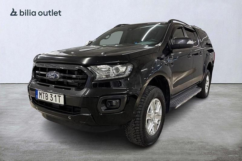 Svart Begagnad 2020 Ford Ranger Pickup | 359 900 kr (Bra pris) - Bild 1/4
