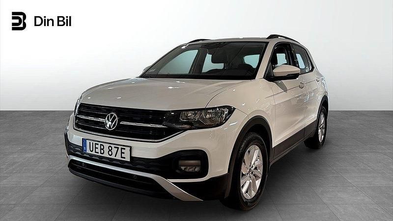 Vit (pure white) Begagnad 2021 VW T-Cross Life SUV | 189 900 kr (Marknadspris) - Bild 1/4