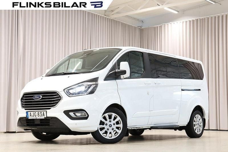 Vit Begagnad 2020 Ford Tourneo Custom Minibuss | 369 900 kr (Marknadspris) - Bild 1/4