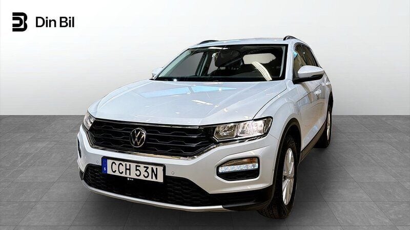 Ljusgrå Begagnad 2021 VW T-Roc SUV | 209 900 kr (Marknadspris) - Bild 1/4