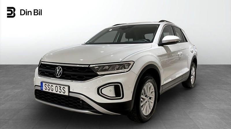 Vit Begagnad 2022 VW T-Roc SUV | 269 900 kr (Marknadspris) - Bild 1/4