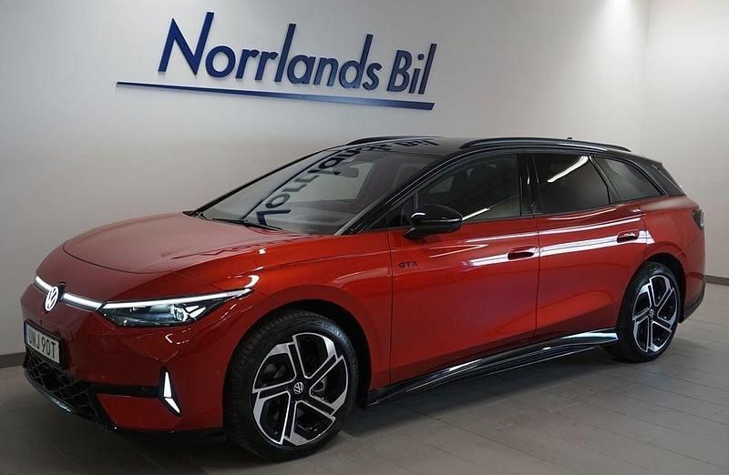 Röd (kings red metallic black) Ny 2025 VW ID.7 GTX Sedan | 713 600 kr (Marknadspris) - Bild 1/4