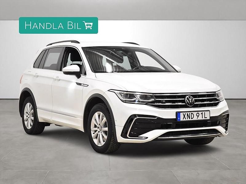 Begagnad VW Tiguan R-line 190 HK (139 kW) 2022 Vit SUV