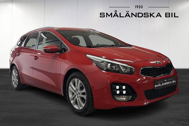 Begagnad Kia Ceed Sportswagon GT-Line 136 HK (100 kW) 2015 Röd Kombi
