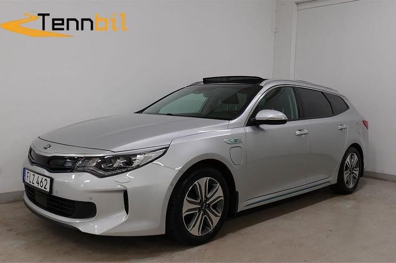 Grå Begagnad 2018 Kia Optima Advance Kombi | 169 900 kr (Bra pris) - Bild 1/4
