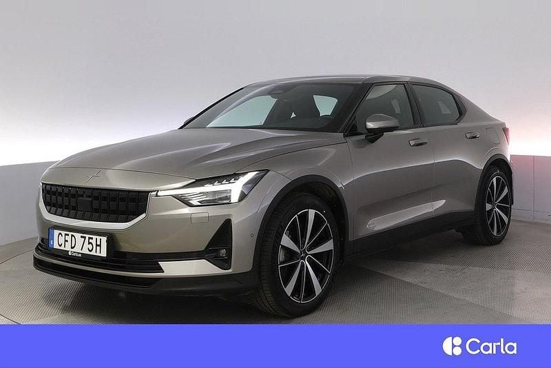 Grå Begagnad 2020 Polestar 2 Pilot Sedan | 344 900 kr (Marknadspris) - Bild 1/4