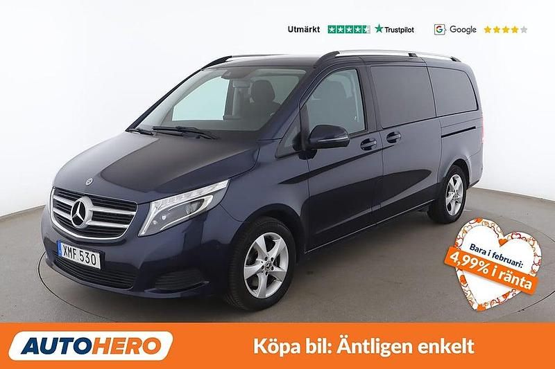 Begagnad Mercedes 220 163 HK (119 kW) 2018 Mörkblå Kombi