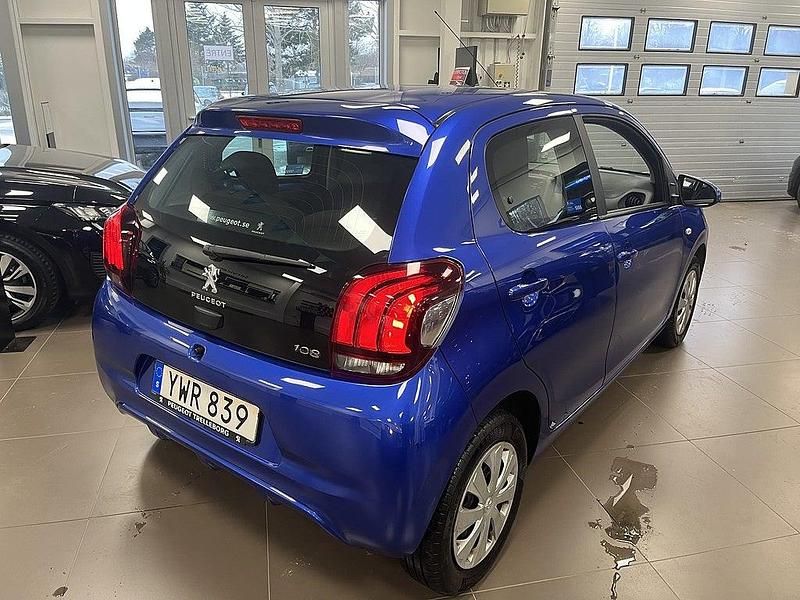 Begagnad Peugeot 108 72 HK (52 kW) 2018 Blå Halvkombi