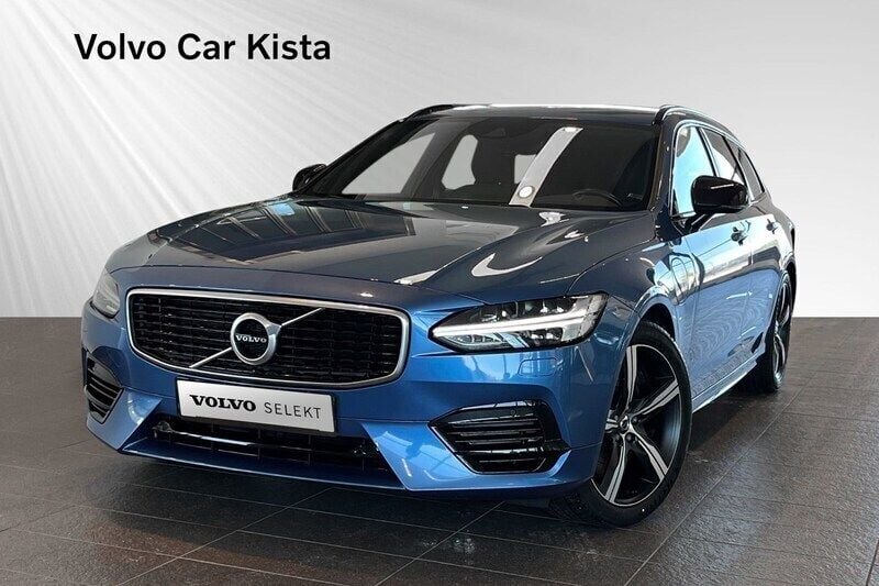 Blå Begagnad 2020 Volvo V90 R-Design Kombi | 359 900 kr (Bra pris) - Bild 1/3