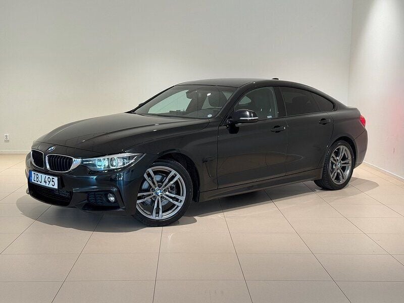 Svart Begagnad 2017 BMW 420 Gran Coupé Comfort Edition Sportkupé | 244 000 kr (Lite dyr) - Bild 1/4