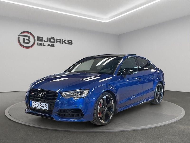Blå Begagnad 2015 Audi S3 Design Sedan | 279 500 kr (Bra pris) - Bild 1/4