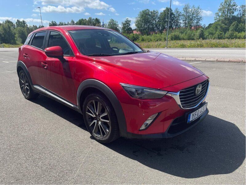 Röd Begagnad 2016 Mazda CX-3 SUV | 129 000 kr (Marknadspris) - Bild 1/4