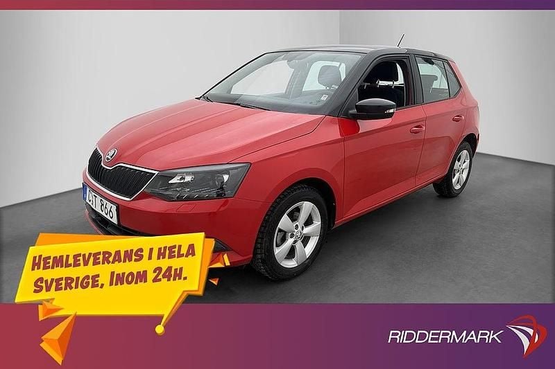 Röd Begagnad 2017 Skoda Fabia | 129 800 kr (Marknadspris) - Bild 1/3