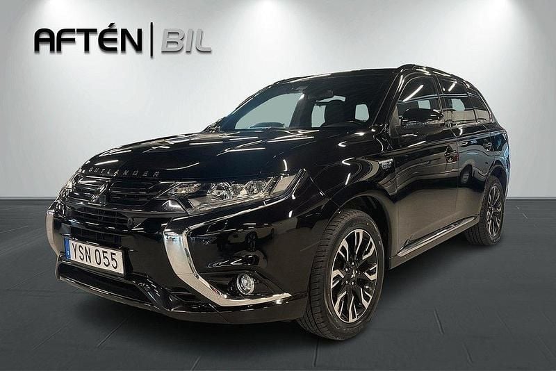 Svart Begagnad 2017 Mitsubishi Outlander P-HEV SUV | 199 800 kr (Marknadspris) - Bild 1/3