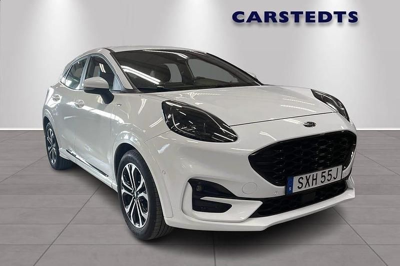 Vit Begagnad 2020 Ford Puma Titanium SUV | 189 600 kr (Marknadspris) - Bild 1/4