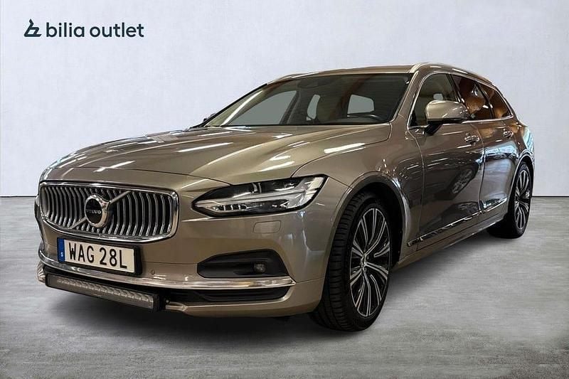 Grå Begagnad 2021 Volvo V90 Inscription Kombi | 309 900 kr (Marknadspris) - Bild 1/3