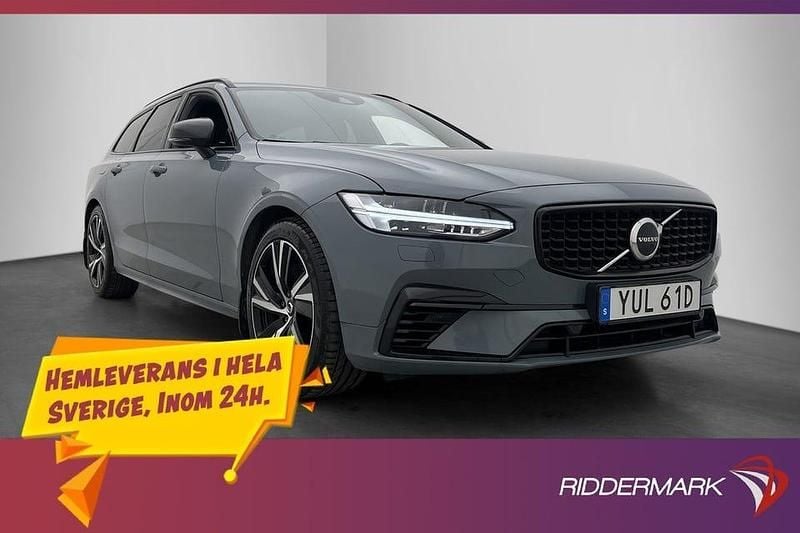 Begagnad Volvo V90 R-Design 392 HK (288 kW) 2021 Grå Kombi