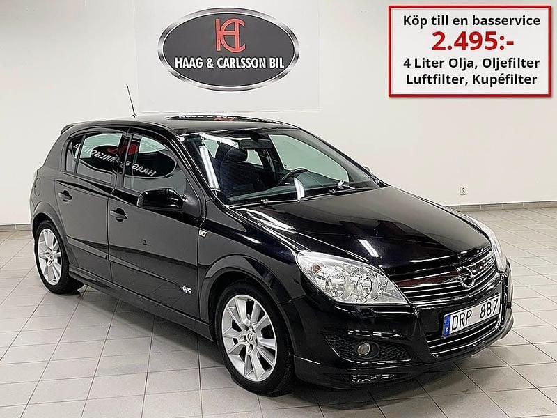 Svart Begagnad 2007 Opel Astra Halvkombi | 39 000 kr - Bild 1/4
