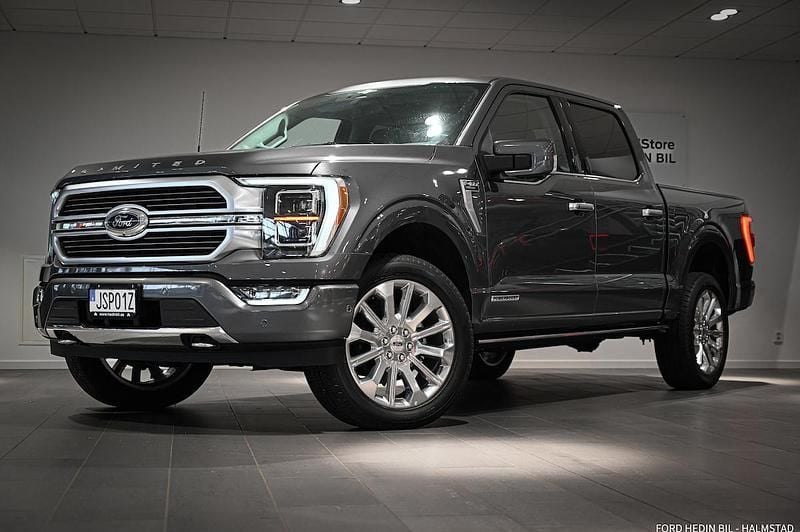 Grå Begagnad 2023 Ford F-150 Limited Pickup | 799 990 kr - Bild 1/4