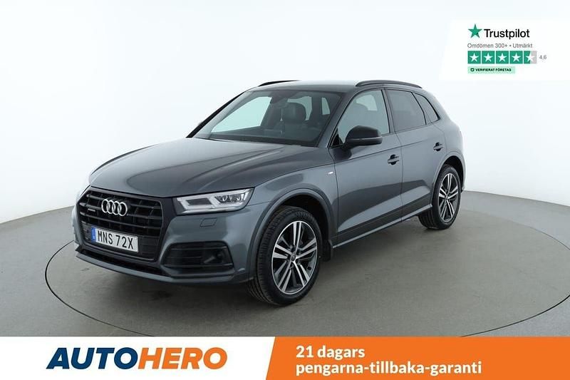 Grå Begagnad 2019 Audi Q5 S-Line SUV | 299 000 kr (Bra pris) - Bild 1/4
