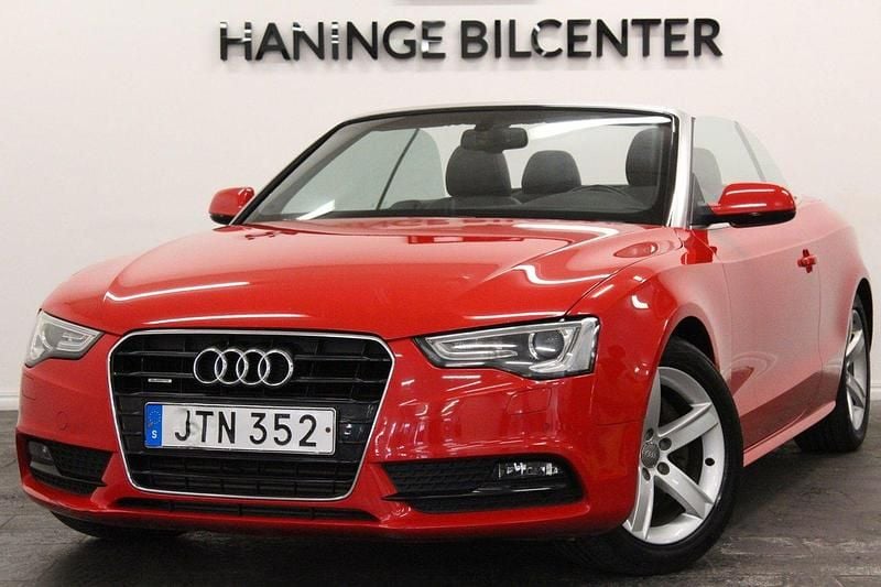 Röd Begagnad 2012 Audi A5 Cabriolet Cab | 179 900 kr (Marknadspris) - Bild 1/4