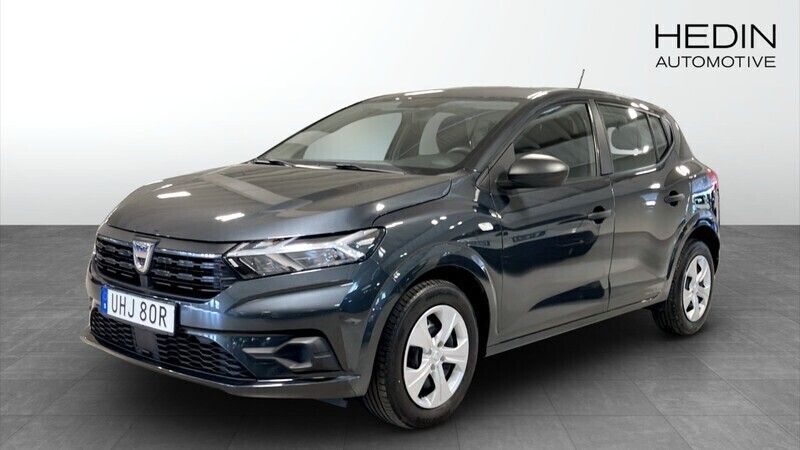 Mörkgrå (grey) Begagnad 2022 Dacia Sandero Halvkombi | 114 900 kr (Bra pris) - Bild 1/4