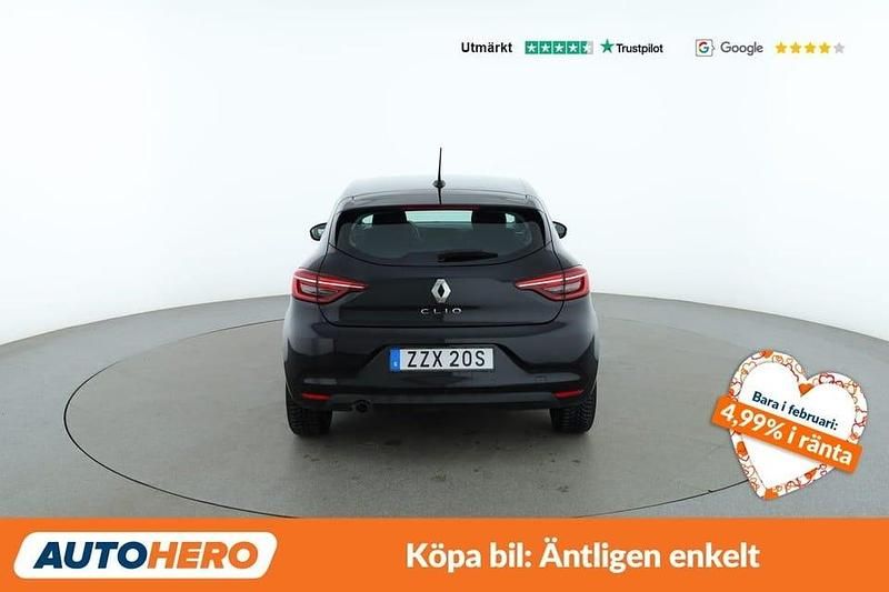 Begagnad Renault Clio V Intens 91 HK (66 kW) 2021 Svart Halvkombi