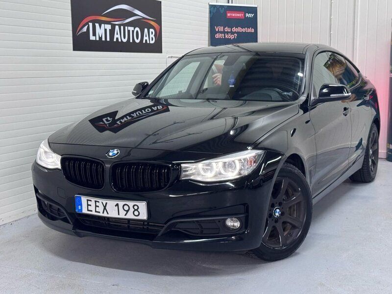 Svart Begagnad 2013 BMW 320 Gran Turismo Halvkombi | 99 900 kr (Marknadspris) - Bild 1/4