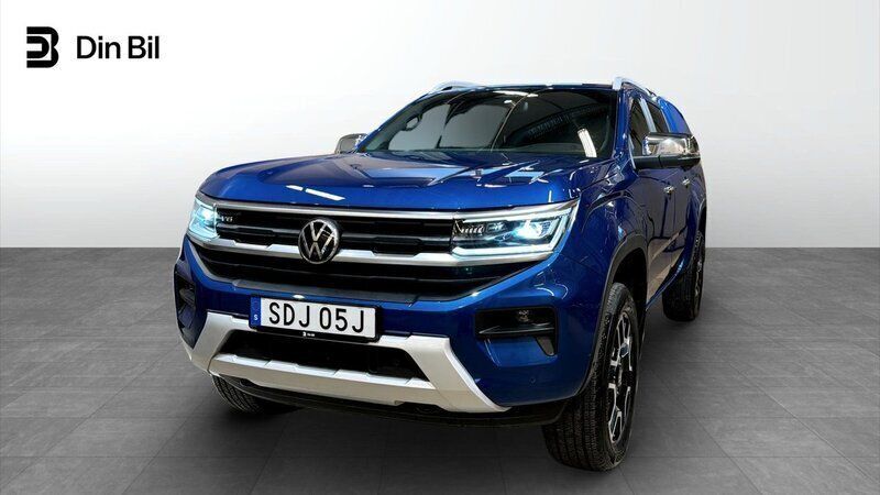 Mörkblå (blå) Begagnad 2023 VW Amarok Style Pickup | 649 900 kr (Bra pris) - Bild 1/4